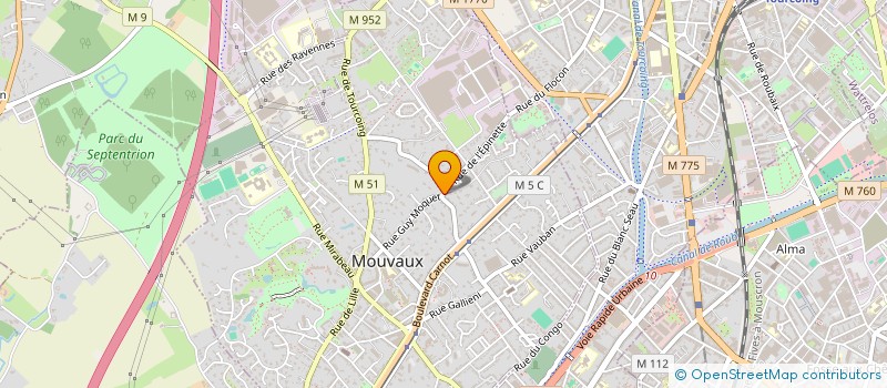 localisation de l'entreprise AZAT CONSULTING  MOUVAUX