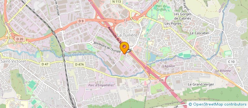 localisation de l'entreprise AZATRANS à VITROLLES