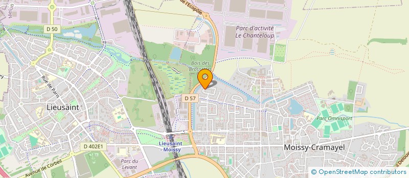 localisation de l'entreprise AZAVANA à MOISSY-CRAMAYEL