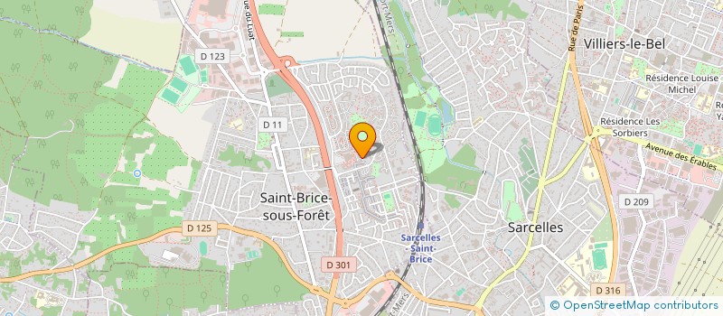 localisation de l'entreprise AZAVISION  SAINT-BRICE-SOUS-FORET