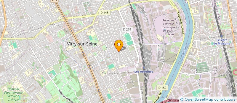 localisation de l'entreprise AZAZGA à VITRY-SUR-SEINE