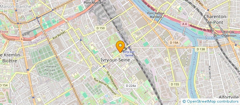 localisation de l'entreprise AZAZGA CAFE  IVRY-SUR-SEINE