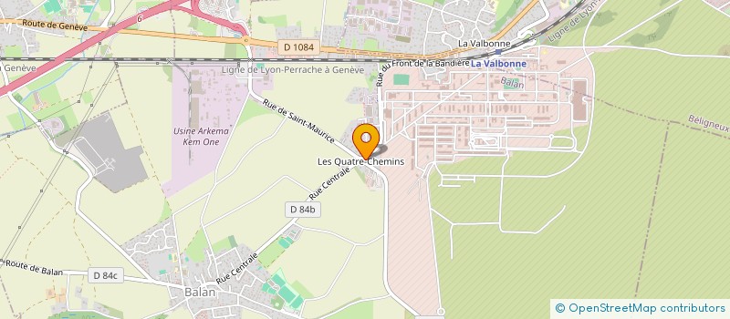 localisation de l'entreprise AZAZI IMMOBILIER à BALAN
