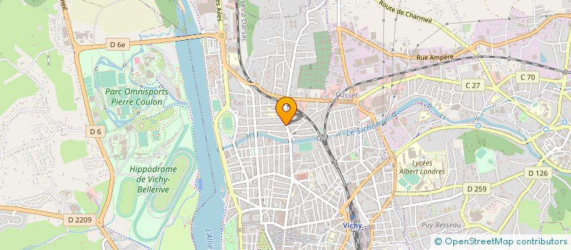 localisation de l'entreprise AZB à VICHY