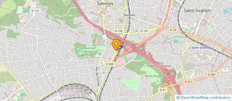 localisation de l'entreprise AZB DEUIL  ARGENTEUIL