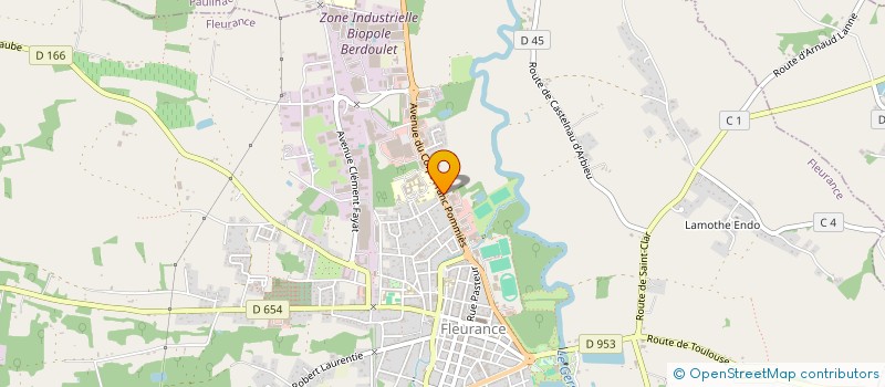 localisation de l'entreprise AZC FLEURANCE  FLEURANCE