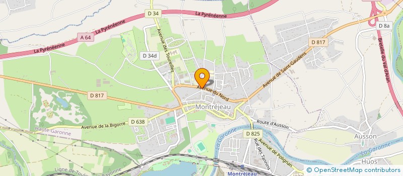 localisation de l'entreprise AZC MARJEAU  MONTREJEAU