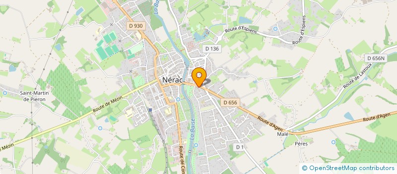 localisation de l'entreprise AZCA JARDIN & PAYSAGE  NERAC