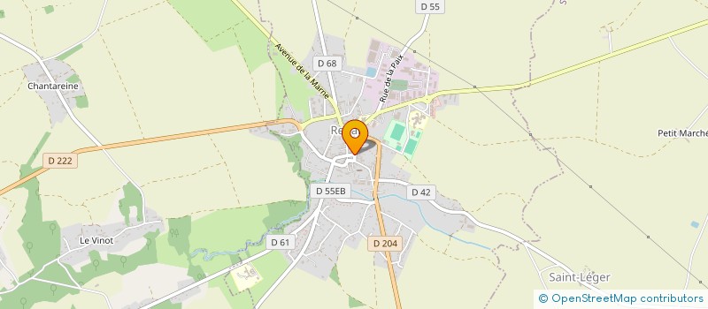 localisation de l'entreprise AZCCM  REBAIS