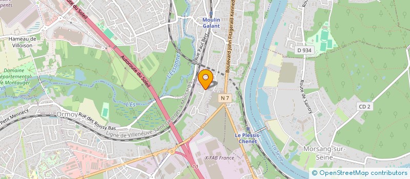 localisation de l'entreprise AZCO  ORMOY