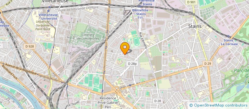 localisation de l'entreprise AZD CARRELAGE à PIERREFITTE-SUR-SEINE