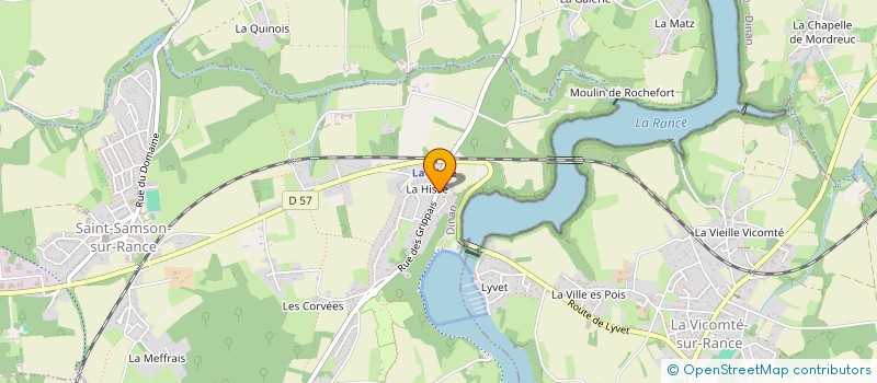 localisation de l'entreprise AZE  SAINT-SAMSON-SUR-RANCE