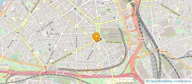 localisation de l'entreprise AZE à LILLE