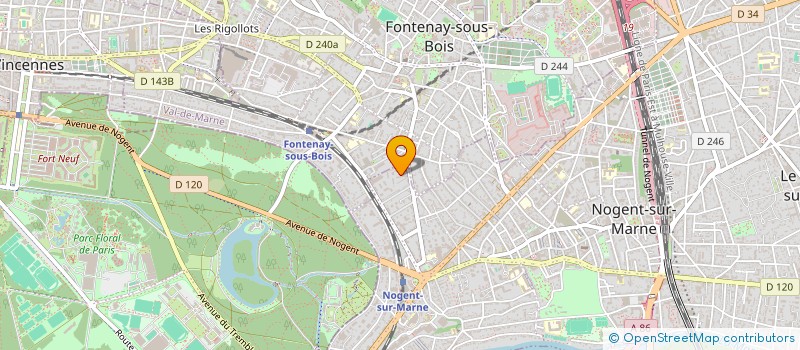 localisation de l'entreprise AZE CONSEIL à NOGENT-SUR-MARNE