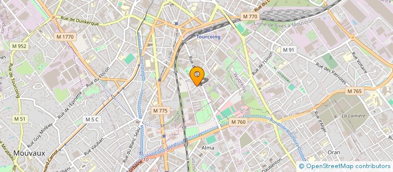 localisation de l'entreprise AZE-RENO à TOURCOING