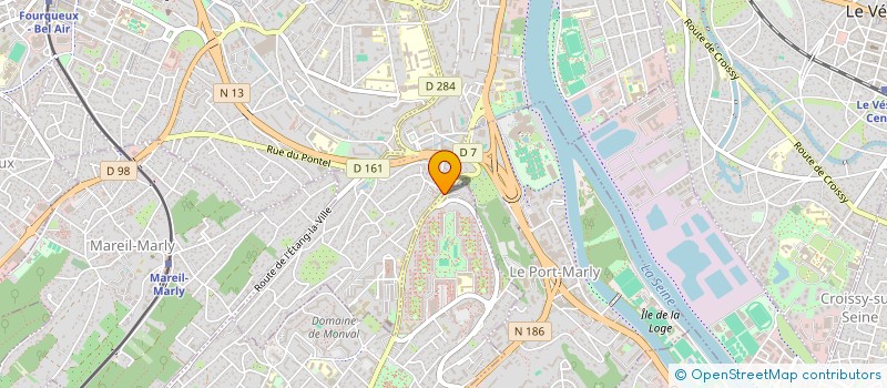 localisation de l'entreprise AZE TRANSPORT  LE PECQ