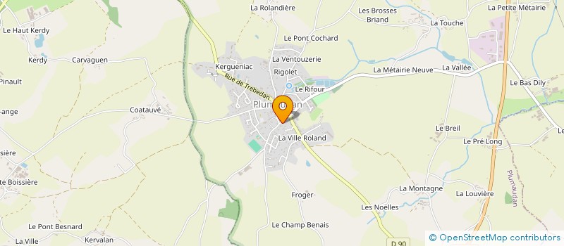 localisation de l'entreprise AZEC HOLDING  PLUMAUDAN