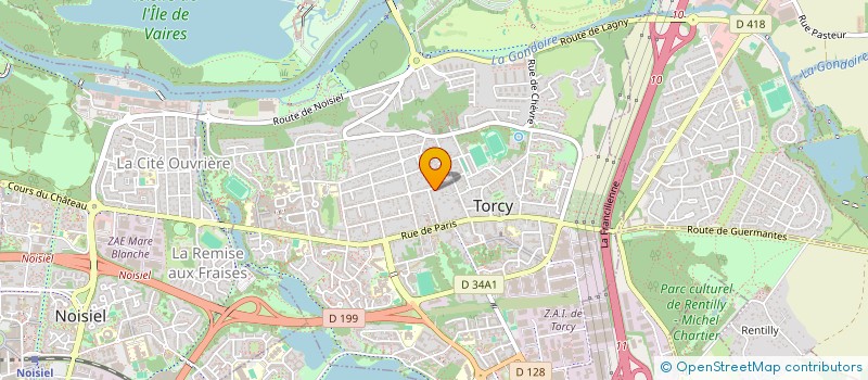 localisation de l'entreprise AZECO PARIS à TORCY