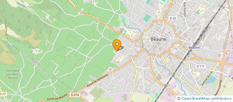 localisation de l'entreprise AZED à BEAUNE