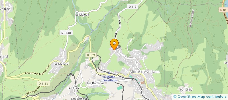 localisation de l'entreprise AZEDE  LA MOTTE-D'AVEILLANS