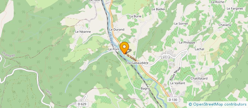 localisation de l'entreprise AZEDPACK à LETRA