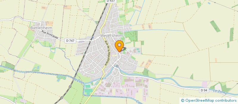 localisation de l'entreprise AZEDTECH  WEYERSHEIM