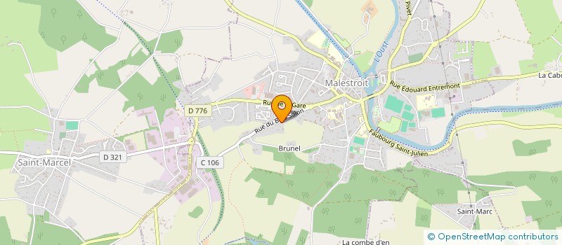 localisation de l'entreprise AZEH TP à MALESTROIT