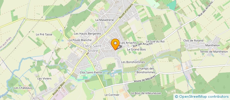 localisation de l'entreprise AZEITE HOLDING  CLERY-SAINT-ANDRE