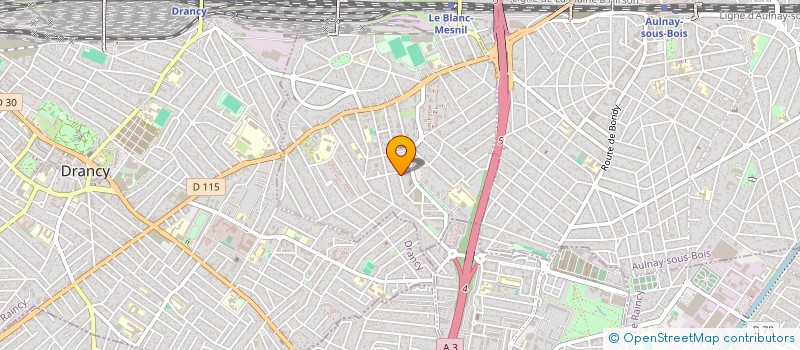 localisation de l'entreprise AZEL FACADIER  LE BLANC-MESNIL