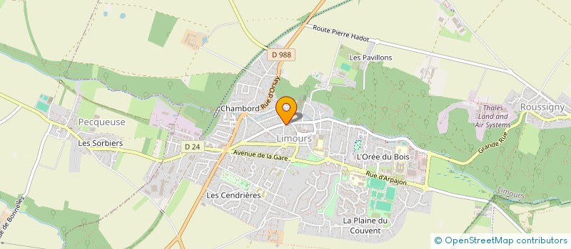 localisation de l'entreprise AZELA à LIMOURS