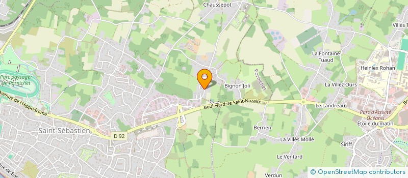 localisation de l'entreprise AZELCOM à PORNICHET