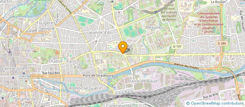 localisation de l'entreprise AZELE  RENNES