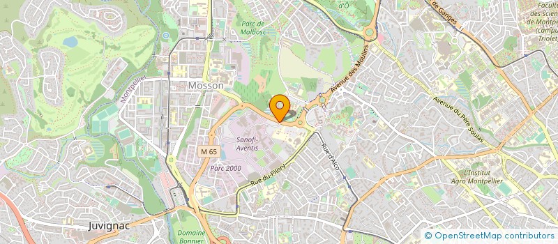 localisation de l'entreprise AZELEAD à MONTPELLIER