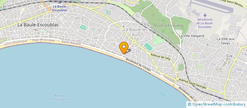 localisation de l'entreprise AZELINE à LA BAULE-ESCOUBLAC
