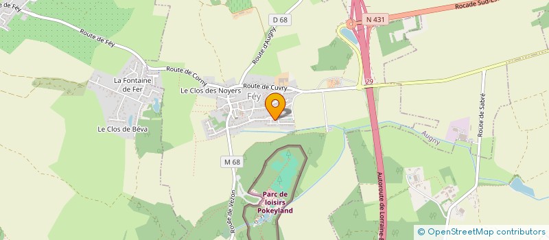 localisation de l'entreprise AZELORA  FEY