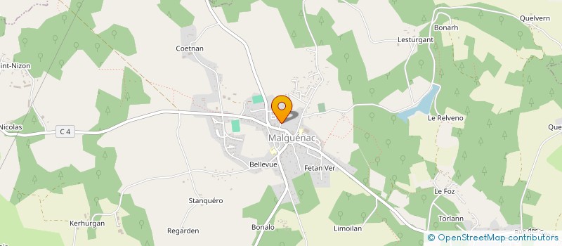 localisation de l'entreprise AZELYTE à KERGRIST