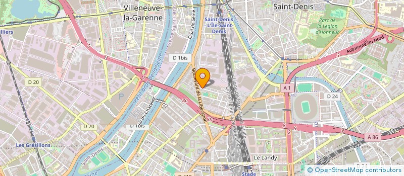 localisation de l'entreprise AZEM à SAINT-DENIS