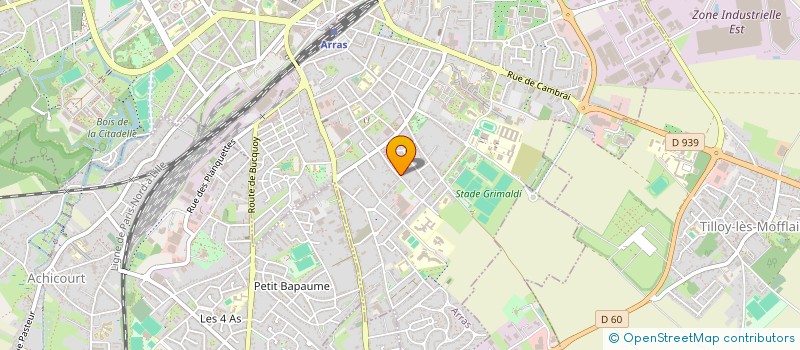 localisation de l'entreprise AZEM à ARRAS