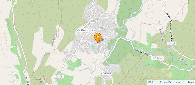 localisation de l'entreprise AZEMA  VAILHAUQUES