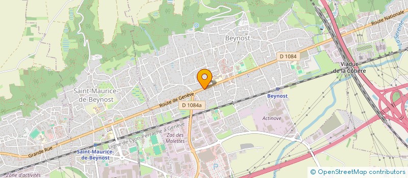 localisation de l'entreprise AZEMA à BEYNOST
