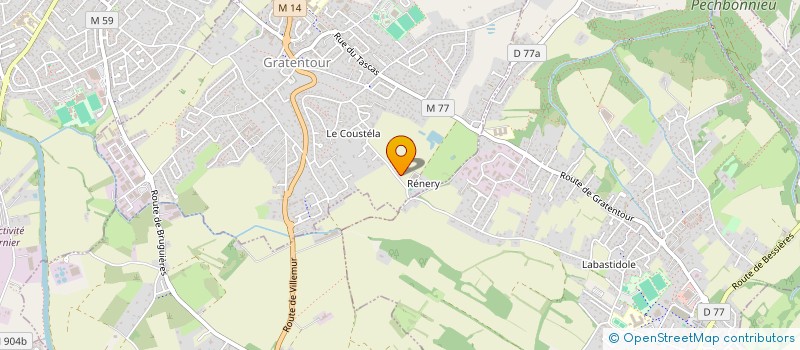 localisation de l'entreprise AZEMA BOIS DE CHAUFFAGE à GRATENTOUR