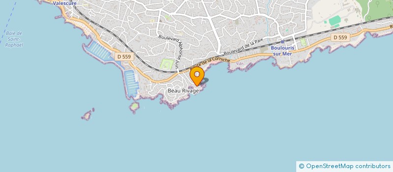 localisation de l'entreprise AZEMAR  SAINT-RAPHAEL