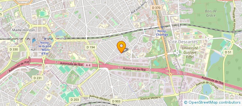 localisation de l'entreprise AZEMUR  NOISY-LE-GRAND