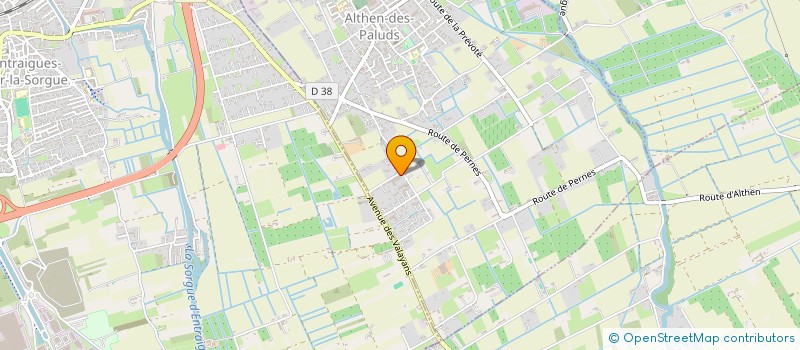 localisation de l'entreprise AZEN ENERGIES  ALTHEN-DES-PALUDS