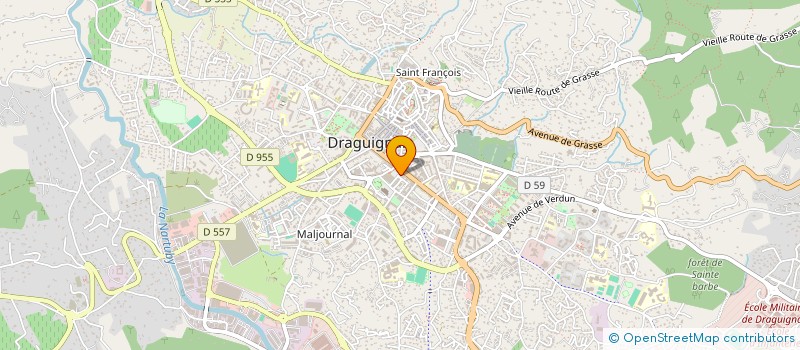 localisation de l'entreprise AZENAIS à DRAGUIGNAN