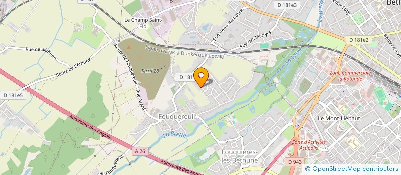 localisation de l'entreprise AZENDA  FOUQUEREUIL