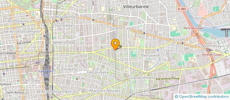 localisation de l'entreprise AZEO FLUIDES  VILLEURBANNE