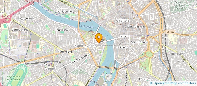 localisation de l'entreprise AZER FOOD  TOULOUSE