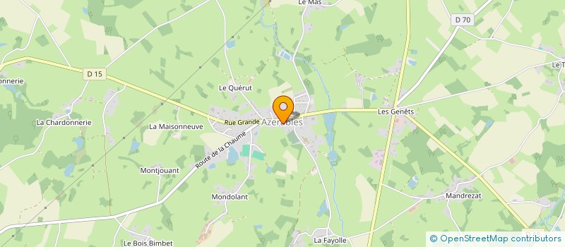 localisation de l'entreprise AZERABLES GYM  AZERABLES