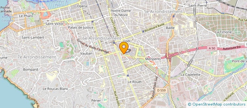 localisation de l'entreprise AZERAF AUDITION à MARSEILLE 6EME